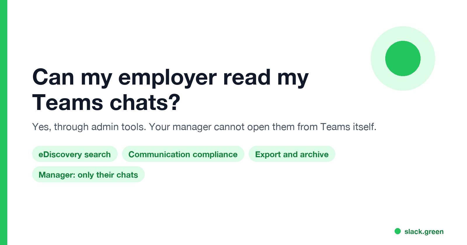 Can my employer read my Teams chats: yes through eDiscovery and exports, not from Teams itself, manager sees only chats they are in