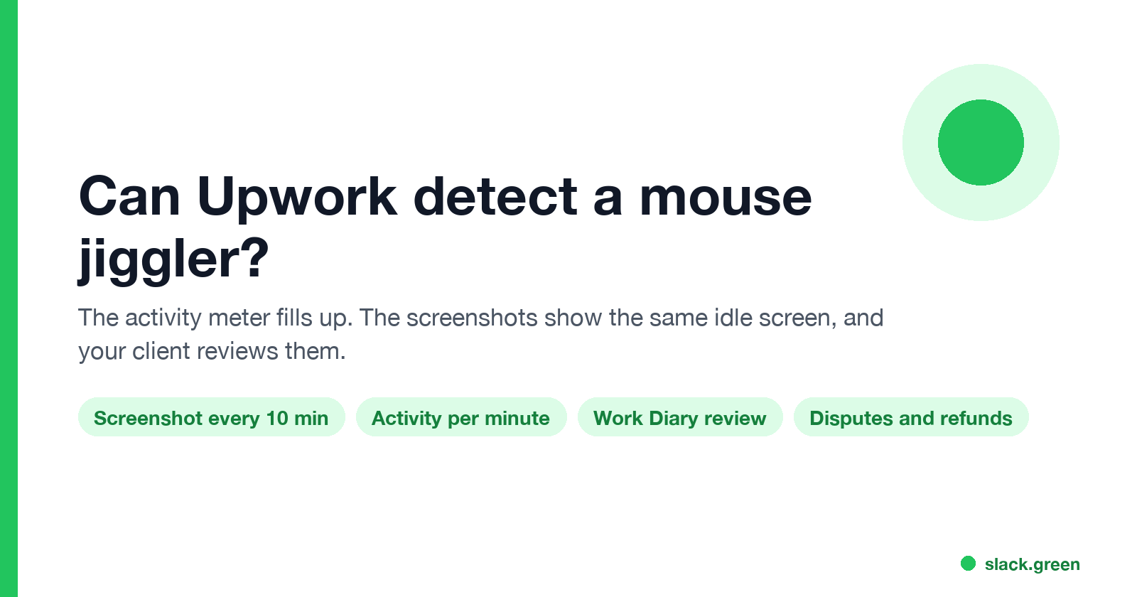 Can Upwork detect a mouse jiggler: screenshots every 10 minutes, activity meter, Work Diary review by the client