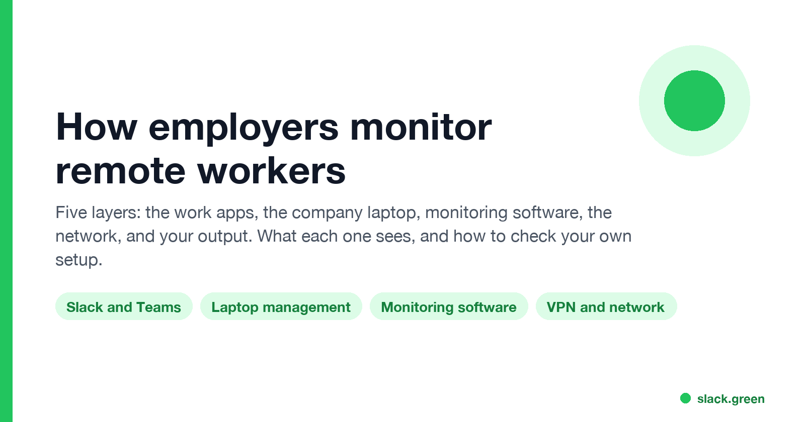 How employers monitor remote workers: work apps, laptop management, monitoring software, network