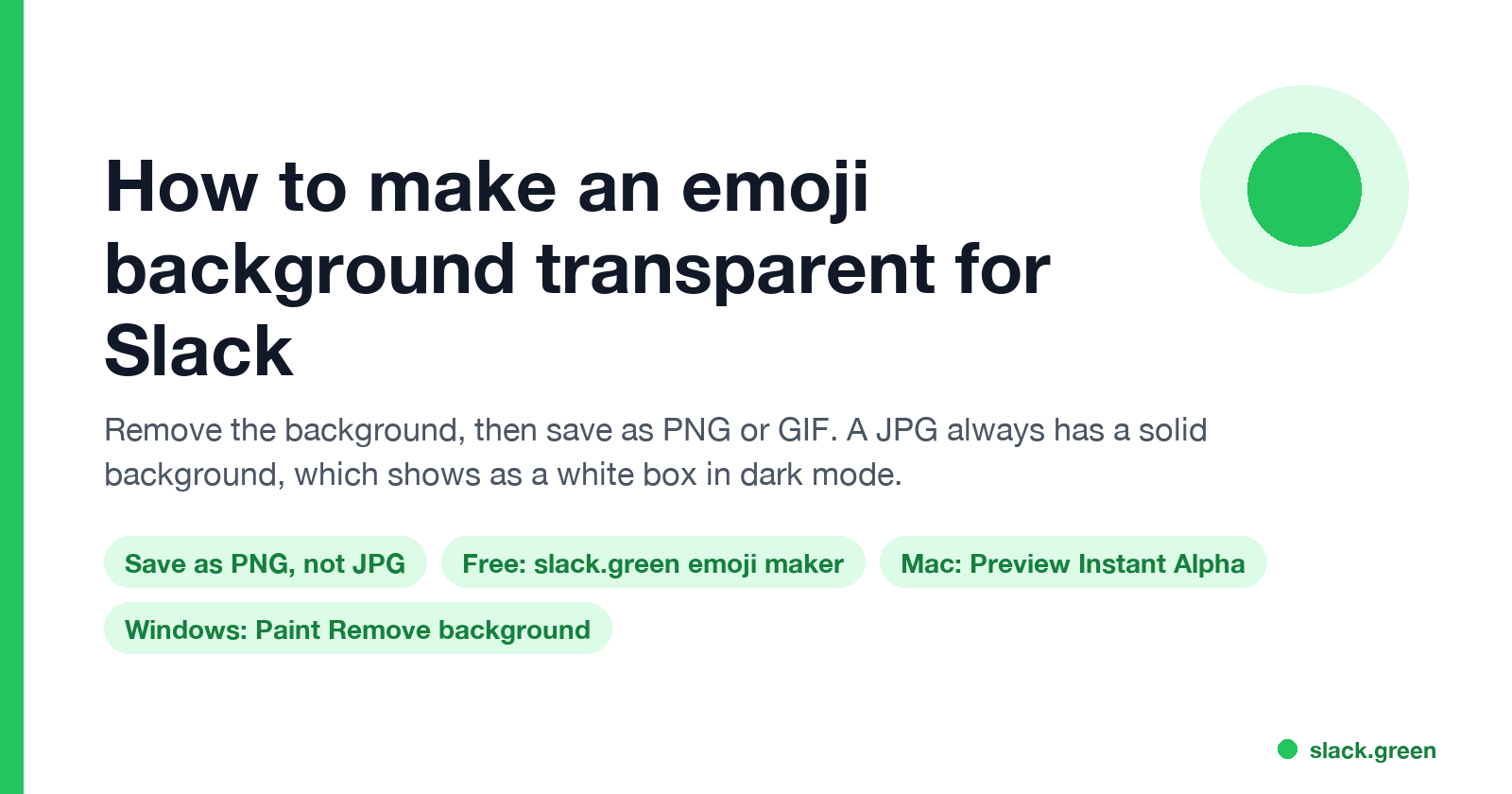 How to make an emoji background transparent for Slack: remove the background, save as PNG not JPG