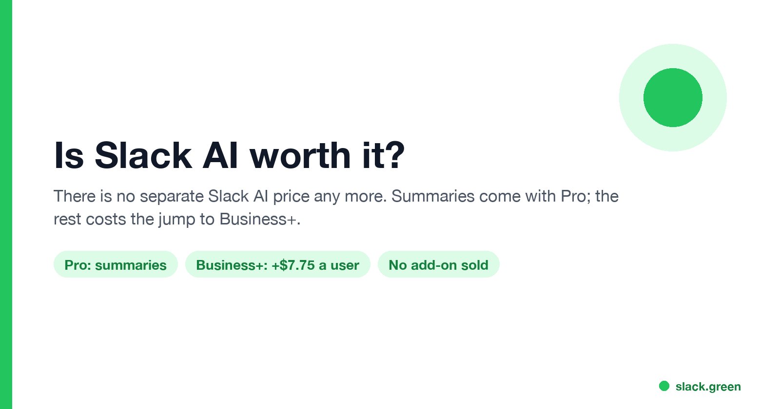 Is Slack AI worth it: what it costs on each plan