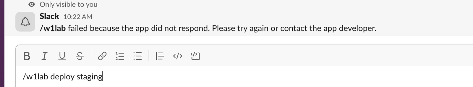 Slack web: an 