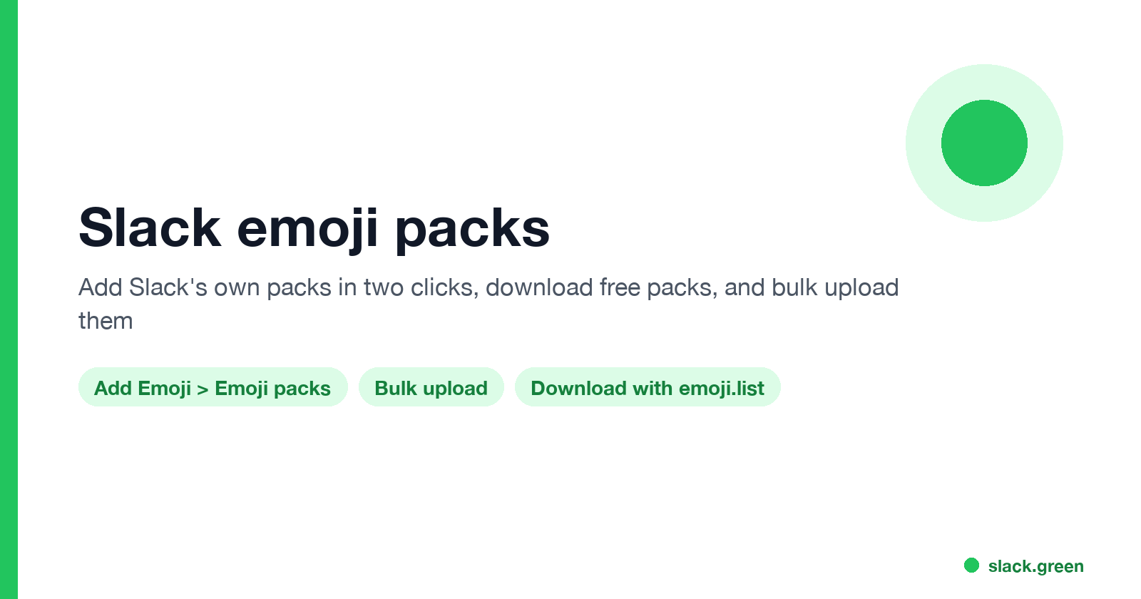 Slack emoji packs: add Slack's packs, download free packs, bulk upload