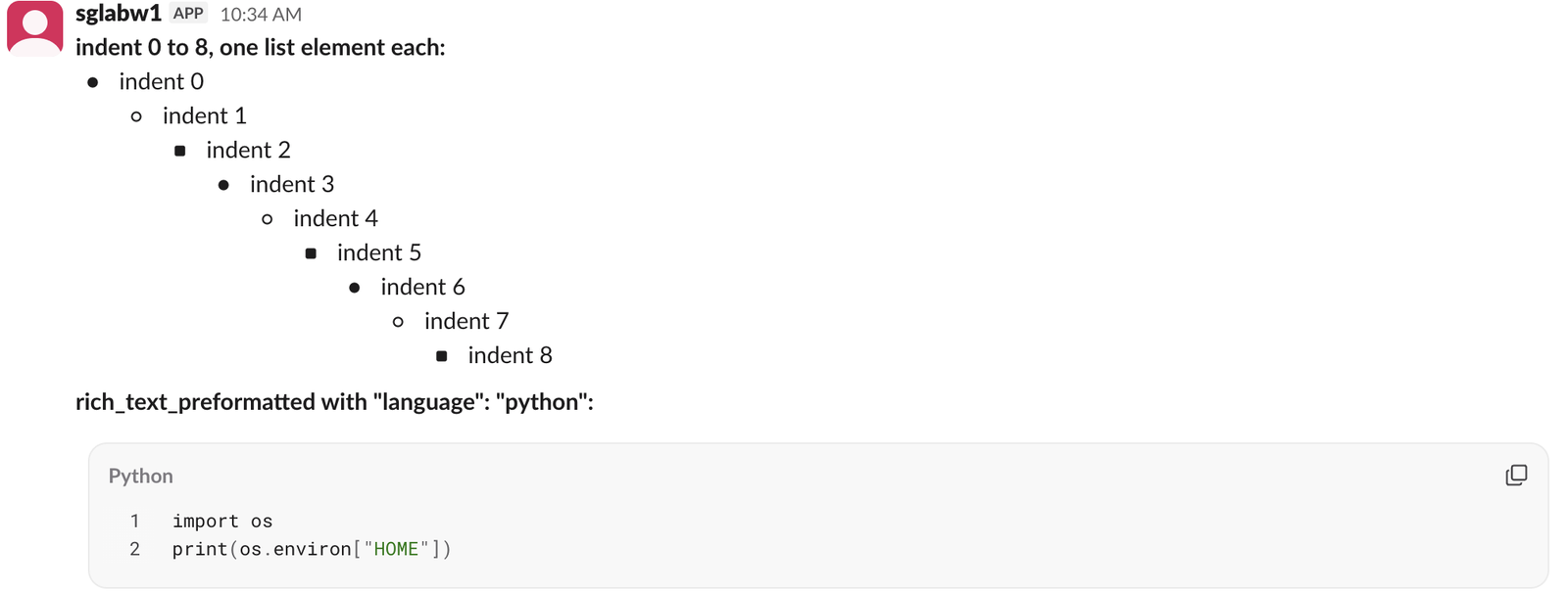 Slack web: 