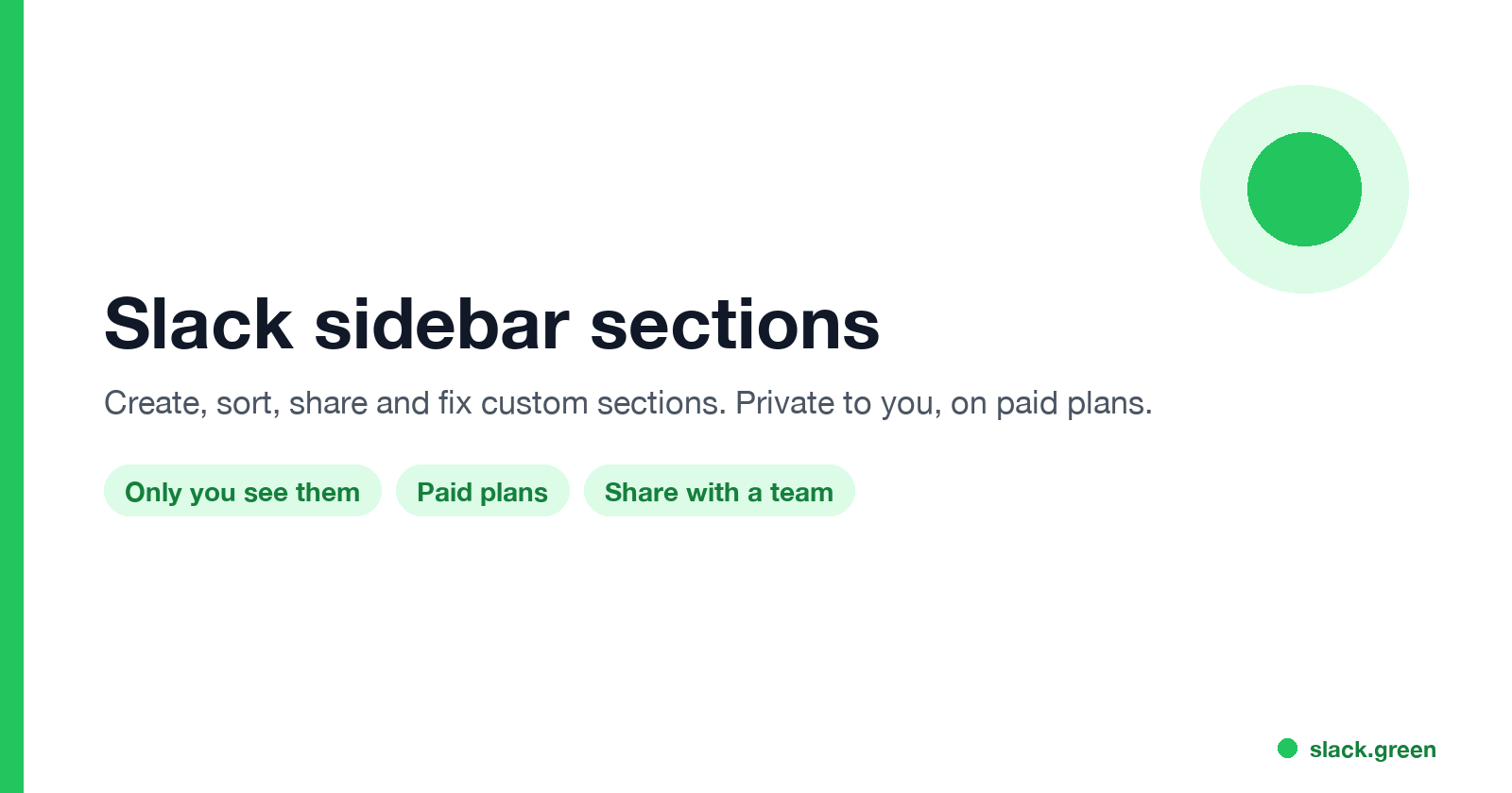 Slack sidebar sections: create, sort, share and fix them