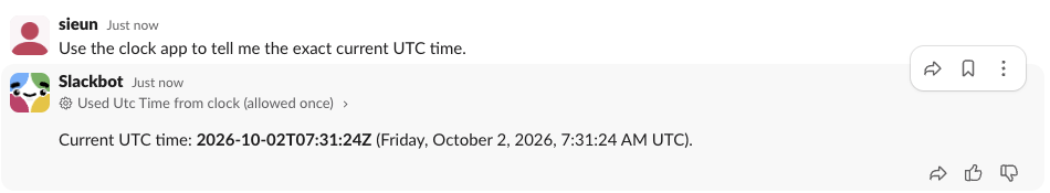 Slackbot: 